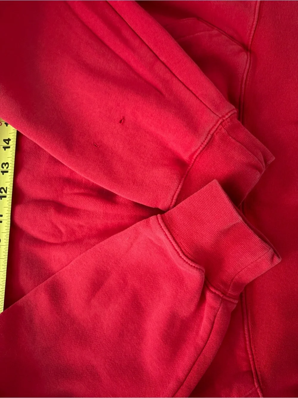 Nike Red Crewneck Hoodie with Black Nike Air Script